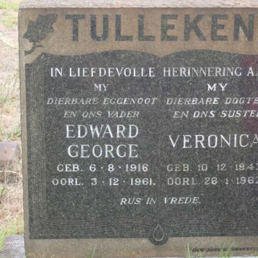 TULLEKEN Edward George 1916-1961 :: TULLEKEN Veronica 1947-1967