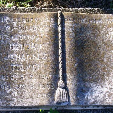 TULKEN Hendrik Johannes 1901-1965