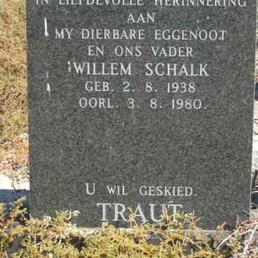 TRAUT Willem Schalk 1938-1980