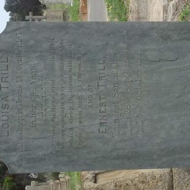 TRILL Louisa -1874 :: TRILL Ernest 1844-1888