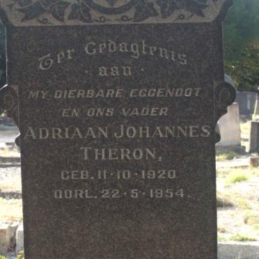 THERON Adriaan Johannes 1920-1954