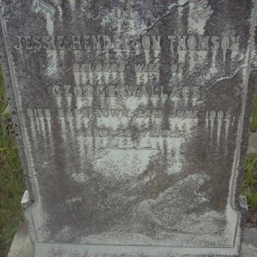 THOMSON Jessie Henderson -1905