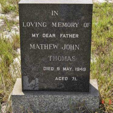 THOMAS Mathew John -1949