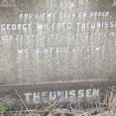 THEUNISSEN George Wilfred 1934-1956