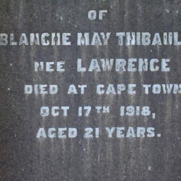 THIBAULT Blanche May nee LAWRENCE -1918
