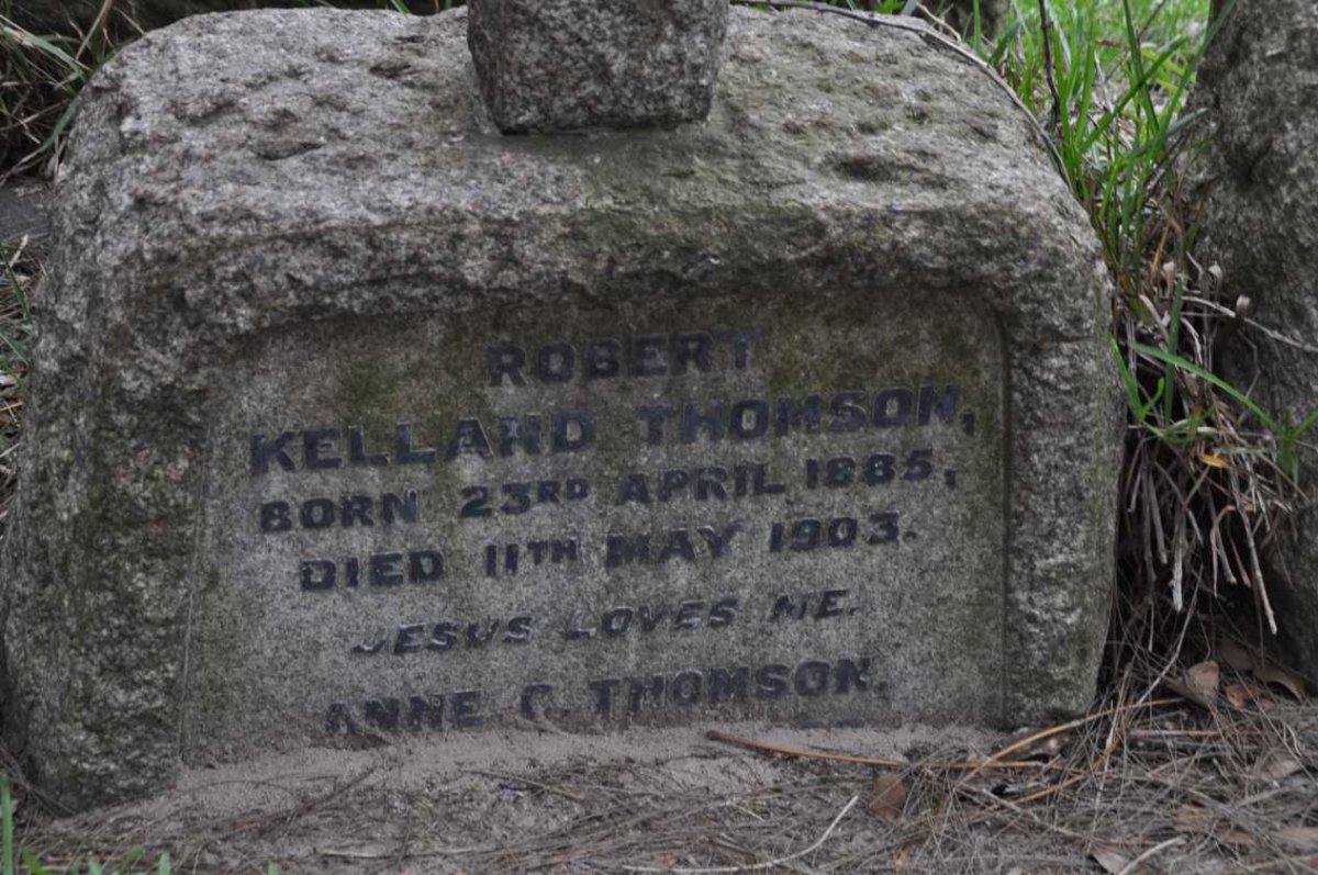 THOMSON Robert Kelland 1885-1903 &amp; Anne C.