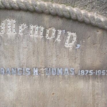 THOMAS Francis H. 1875-1953