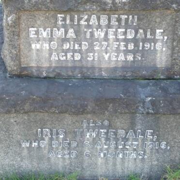 TWEEDALE Elizabeth Emma -1916 :: TWEEDALE Iris -1916