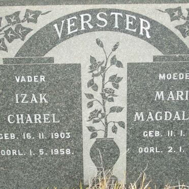 VERSTER Izak Charel 1903-1958 &amp; Maria Magdalena 1914-1973