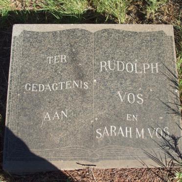 VOS Rudolph &amp; Sarah M.