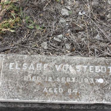 VOLSTEEDT Elsabe -1937