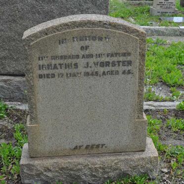 VORSTER Ignatius J. -1945