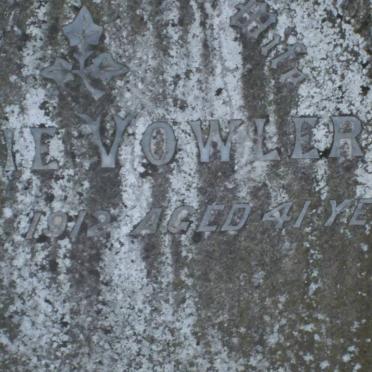 VOWLER Minnie -1912