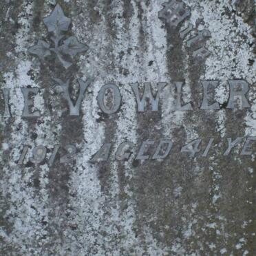 VOWLER Minnie -1912