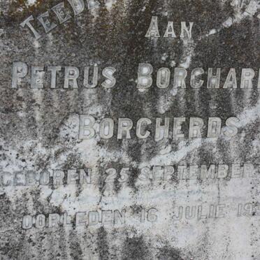 BORCHERDS  Petrus Borchardus 1871-1934