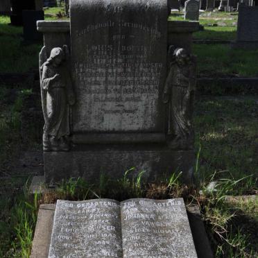 VAWSER Louis -1942 &amp; Johanna Aletta HUMAN -19?3 :: VAWSER Louis 1920-1929