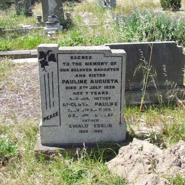 VRIES Ewald Esslin, de 1899-1985 &amp; Augusta Pauline 1902-1982 :: DE VRIES Pauline Augusta 1931-1938