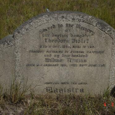 WAALSTRA William Thomas 1911-195? :: WAALSTRA Theodora Violet -195?