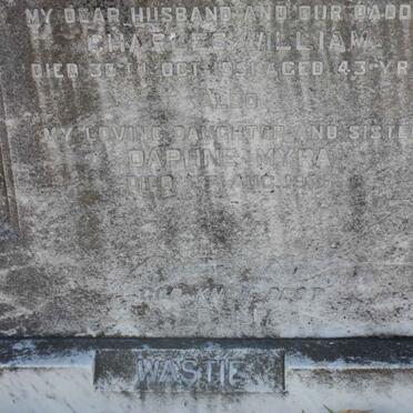 WASTIE Charles William -1951 :: WASTIE Daphne Myra -1935
