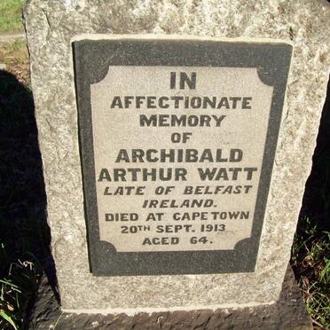 WATT Archibald Arthur -1913