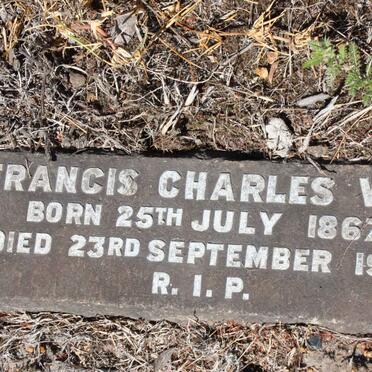 WAY Francis Charles 1867-1954