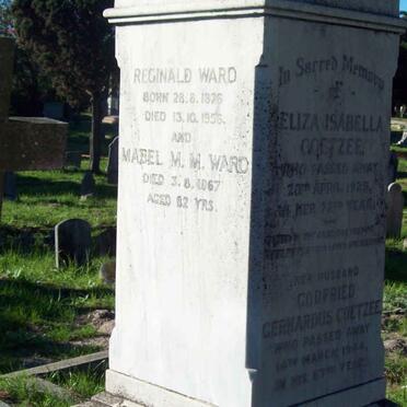WARD Reginals 1876-1956 &amp; Mabel M.M. -1967