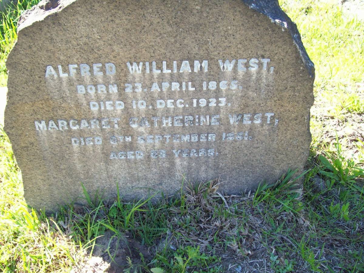 WEST Alfred William 1865-1923 :: WEST Margaret Catherine -1951