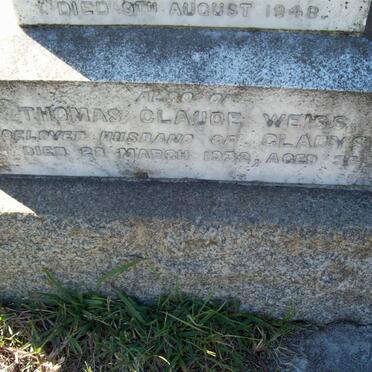 WEISS Thomas Claude -1932