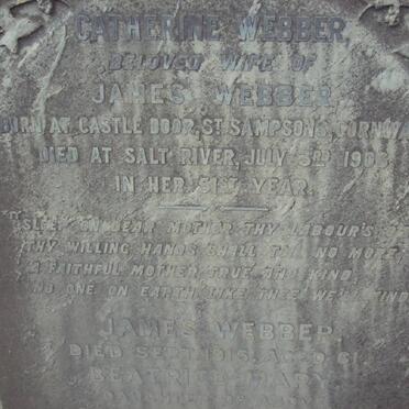 WEBBER James -1915 &amp; Catherine -1906 :: ?? Beatrice Mary