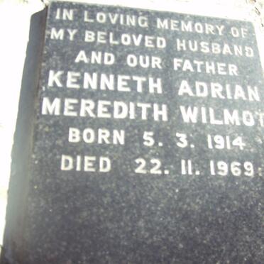 WILMOT Kenneth Adrian Meredith 1914-1969