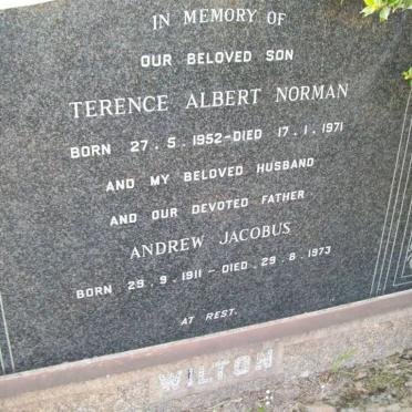 WILTON Andrew Jacobus 1911-1973 :: WILTON Terence Albert Norman 1952-1971