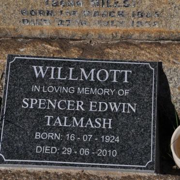 WILLMOTT Spencer Edwin Talmash 1924-2010