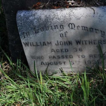 WITHERS William John -1921