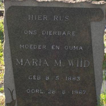 WÏÏD Maria M. 1883-1967