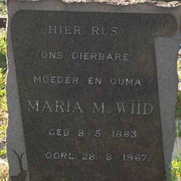 WÏÏD Maria M. 1883-1967