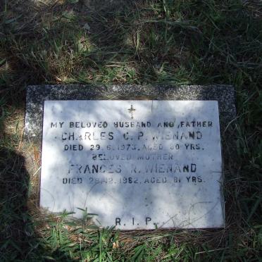 WIENAND Charles C.P. -1973 &amp; Frances R. -1982
