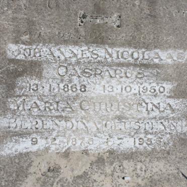 WIT Johannes Nicolaas Casparus, de 1868-1950 &amp; Maria Christina Berendina STEYN 1876-1956