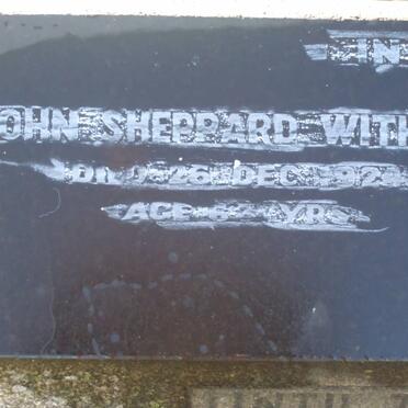 WITHIEL John Sheppard -1924