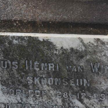 WINSEN Louis Henri, van -1931