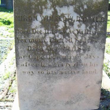 WINSLOW Miron ??-1861