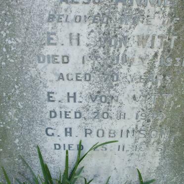 WITT, de :: ROBINSON