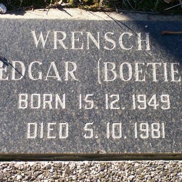 WRENSCH Edgar 1949-1981