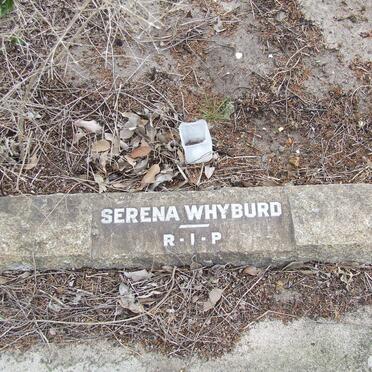 WHYBURD Serena