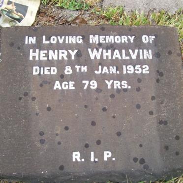 WHALVIN Henry -1952