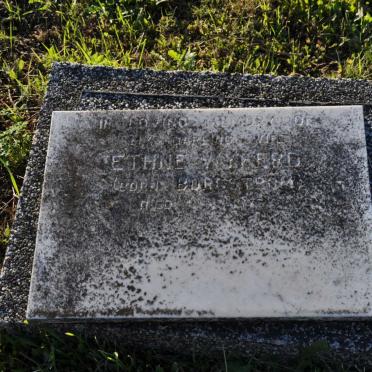 WYKERD Ethne nee BORGSTROM -197?