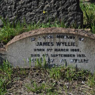 WYLLIE James 1888-1931 &amp; Nellie Evelyn