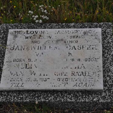 WYK Jan Willem Casper, van 1932-1980 &amp; Olive Martha RAAFF 1932-19?5