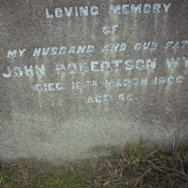 WYLIE John Robertson -1906