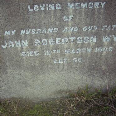 WYLIE John Robertson -1906