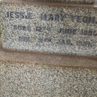 YEOMAN Jessie Mary 1895-1931